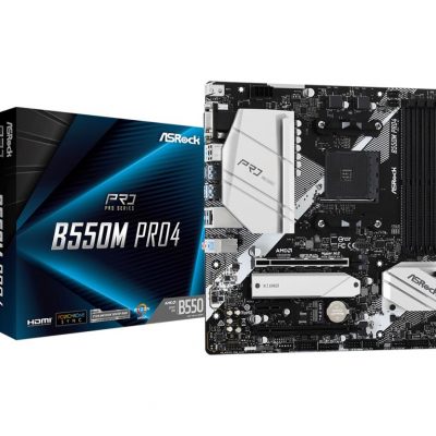 Mb Amd B550 Sam4 Matx/B550M Pro4 Asrock