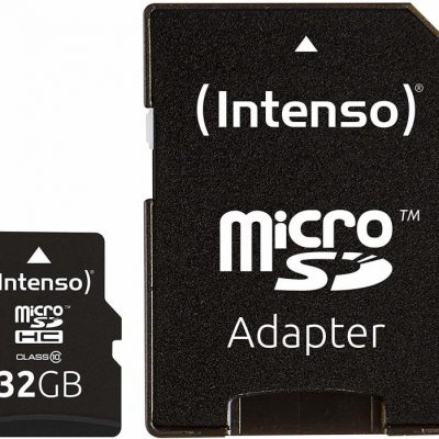 Atmiņas Micro Sdhc 32Gb C10/W/Adapteris 3413480 Intenso