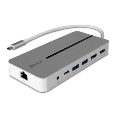 I/O Dokostacija Usb-C/Mini Dual 4K 43360 Lindy