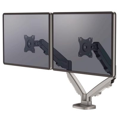 Monitor Acc Arm Dual Eppa/Silver 9683301 Fellowes