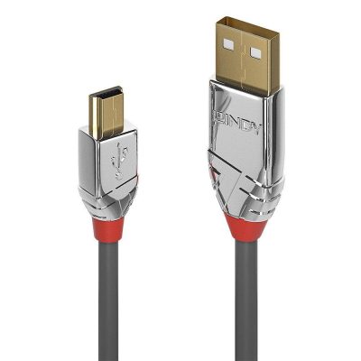 Kabelis Usb2 A Uz Mini-B 3M/Cromo 36633 Lindy