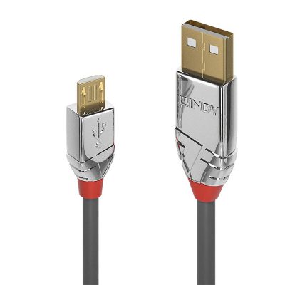 Kabelis Usb2 A Uz Micro-B 1M/Cromo 36651 Lindy