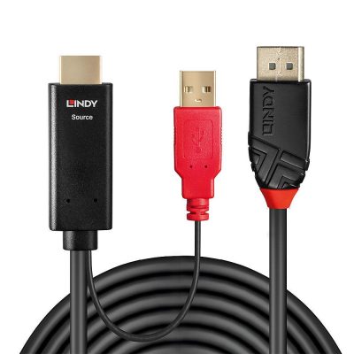 Hdmi Kabelis Uz Display Portu 2M/41426 Lindy