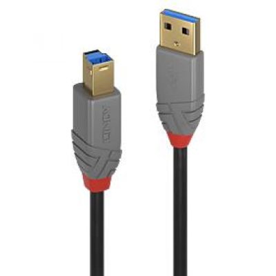 Kabelis Usb3.2 A-B 3M/Anthra 36743 Lindy