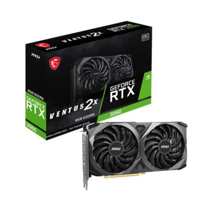 Vga Pcie16 Rtx3060 8Gb Gddr6/Rtx 3060 Ventus 2X 8G Oc Msi