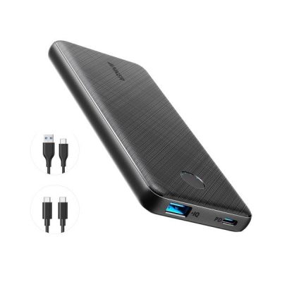 Power Bank Usb 10000Mah Black/Powercore Slim A1247G11 Anker