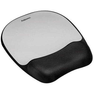 Mouse Pad Memory Foam/Silver Streak 9175801 Fellowes