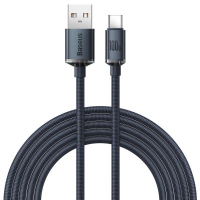 Usb Kabelis Uz Usb-C 2M 100W/Black Cajy000501 Baseus
