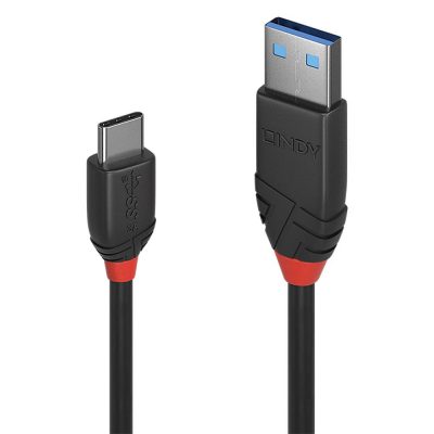 Kabelis Usb3.2 A-C 0.5M/Black 36915 Lindy