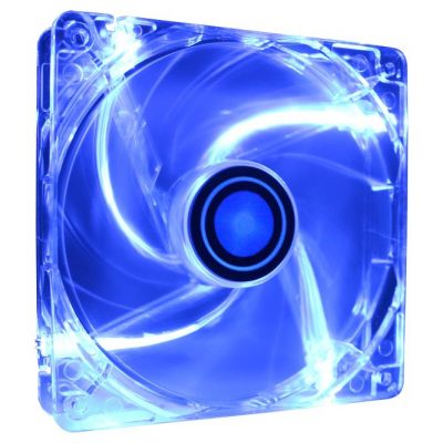 Case Fan 120Mm Transp 3Pin+4P/Blue Xf044 Xilence