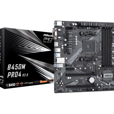 Mb Amd B450 Sam4 Matx/B450M Pro4 R2.0 Asrock