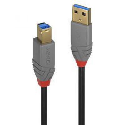 Kabelis Usb3.2 A-B 2M/Anthra 36742 Lindy