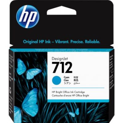 Tintes Kartridža Cyan No.712/29Ml 3Ed67A Hp