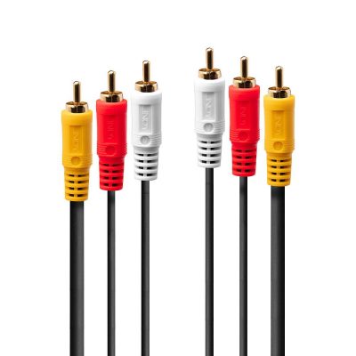 Cable Audio 3Xrca 1V/2Xa M/M/1M 35690 Lindy