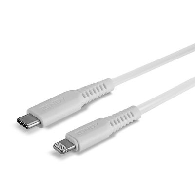 Usb-C Kabelis Uz Lightning 2M/White 31317 Lindy