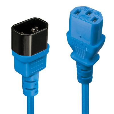 Kabeļa Jaudas Iec Pagarinājums 1M/Blue 30471 Lindy