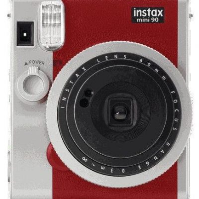 Camera Instant W/10Sh Glossy/Instax Mini 90 Red Fujifilm