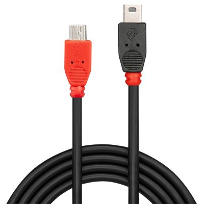 Kabelis Usb2 Micro-B Uz Mini-B/0,5M 31717 Lindy