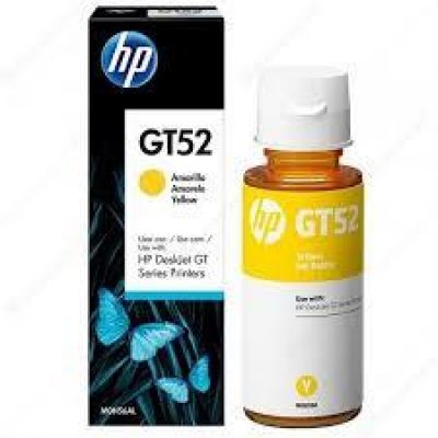 Ink Cartridge Yellow Gt52/M0H56Ae Hp